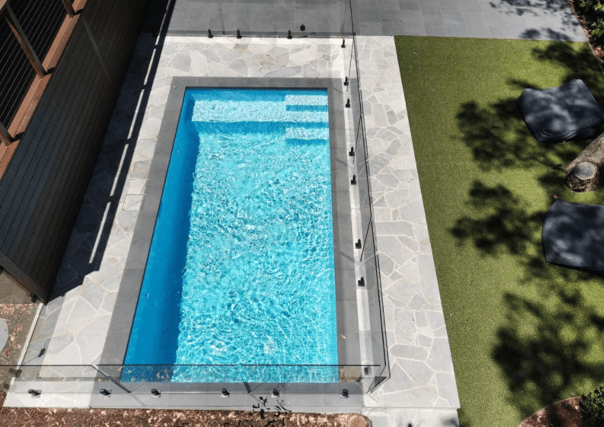 Midnight Bluestone Pool Coping Midnight Bluestone Pool Coping